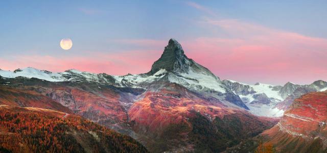 Mountain in the Evening